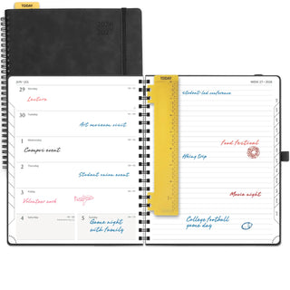 POPRUN 2026-2027 Academic Planner Black