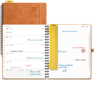 POPRUN 2026-2027 Academic Planner Brown