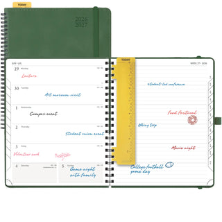 POPRUN 2026-2027 Academic Planner Green