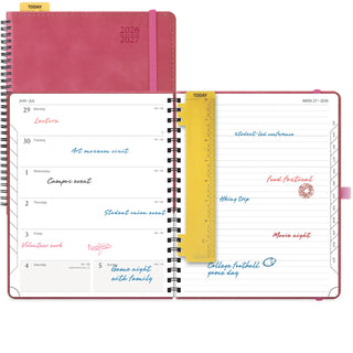 POPRUN 2026-2027 Academic Planner Magenta