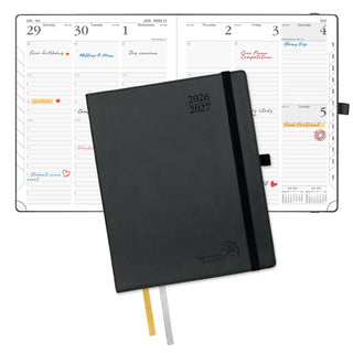 POPRUN 2026-2027 Academic Planner Black
