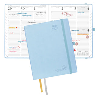 POPRUN 2026-2027 Academic Planner Blue