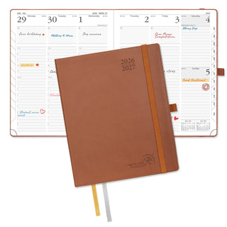 POPRUN 2026-2027 Academic Planner Brown