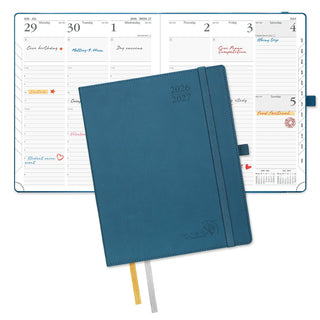 POPRUN 2026-2027 Academic Planner Night Sky Blue