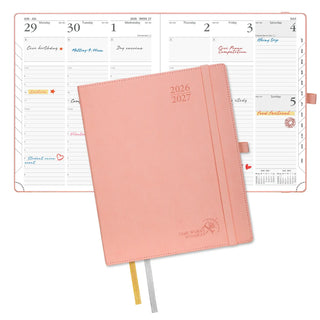 POPRUN 2026-2027 Academic Planner Pink