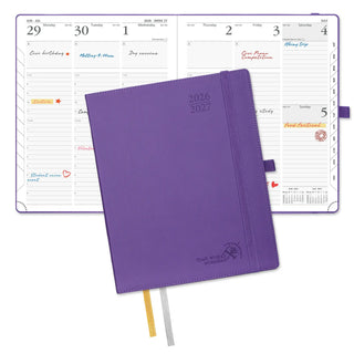 POPRUN 2026-2027 Academic Planner Purple