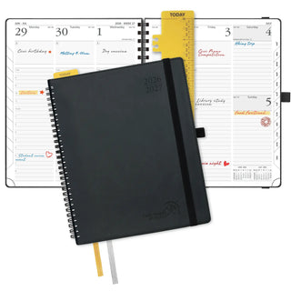 POPRUN 2026-2027 Academic Planner Black
