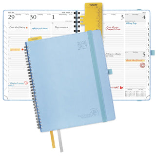 POPRUN 2026-2027 Academic Planner Blue
