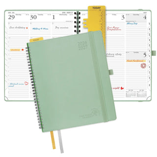 POPRUN 2026-2027 Academic Planner Celadon Green