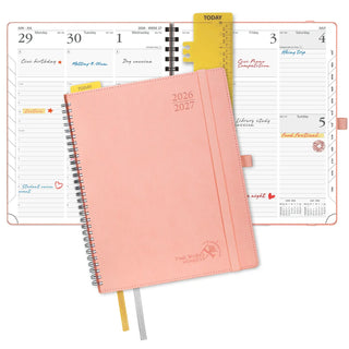 POPRUN 2026-2027 Academic Planner Pink