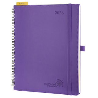 POPRUN 2026 Weekly Planner Purple