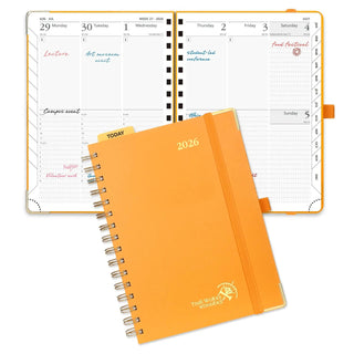POPRUN 2026 Weekly Planner Orange