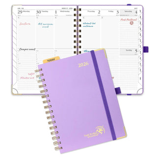 POPRUN 2026 Weekly Planner Violet