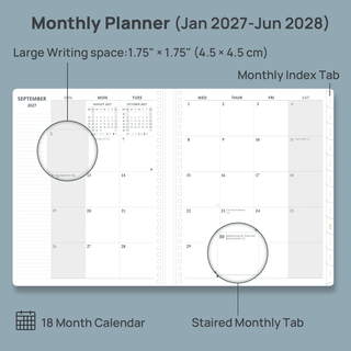POPRUN 2027 Monthly Planner