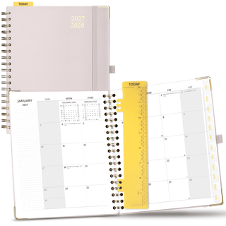 POPRUN 2027 Monthly Planner Light Pink