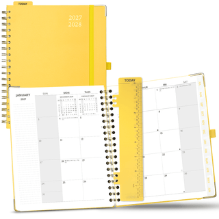POPRUN 2027 Monthly Planner Light Yellow