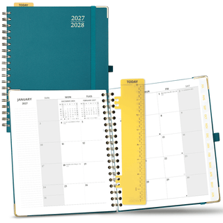 POPRUN 2027 Monthly Planner Pacific Green