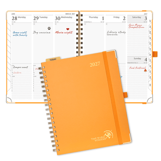 POPRUN Weekly Planner Orange