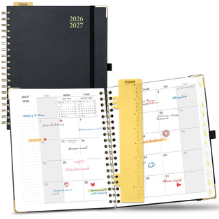 POPRUN 2026-2027 Academic Planner Black