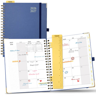 POPRUN 2026-2027 Academic Planner Navy Blue