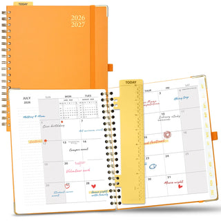 POPRUN 2026-2027 Academic Planner Orange