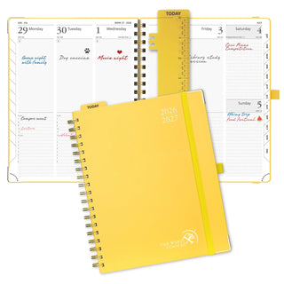 POPRUN 2026-2027 Academic Planner Light Yellow