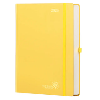 POPRUN 2026 Daily Planner Light Yellow