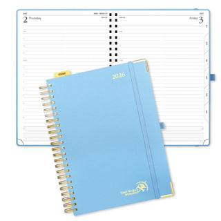 POPRUN 2026 Daily Planner Haze Blue