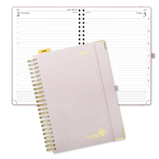 POPRUN 2026 Daily Planner Light Pink