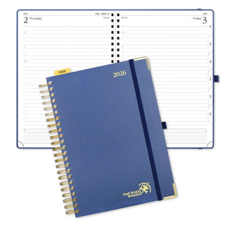 POPRUN 2026 Daily Planner Night Sky Blue