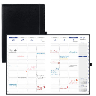 POPRUN 2026-2027 Academic Planner Black