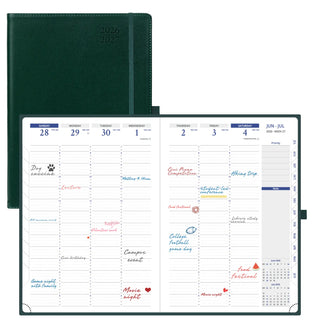 POPRUN 2026-2027 Academic Planner Dark Green