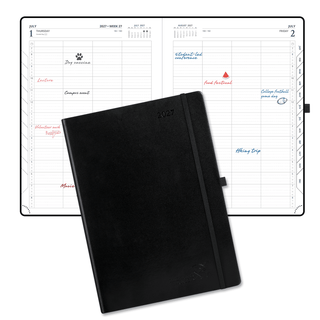 POPRUN 2027 Daily Planner Black