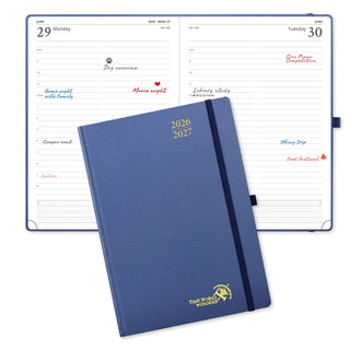 POPRUN 2026-2027 Academic Planner Navy Blue