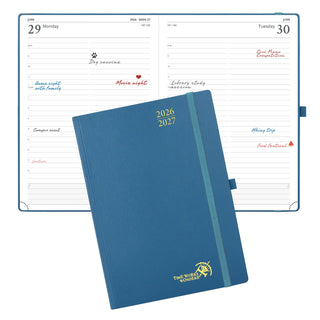 POPRUN 2026-2027 Academic Planner Night Sky Blue