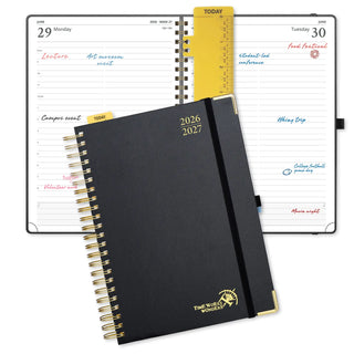 POPRUN 2026-2027 Academic Planner Black