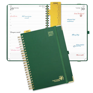 POPRUN 2026-2027 Academic Planner Dark Green
