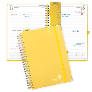 POPRUN 2026-2027 Academic Planner Light Yellow