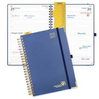 POPRUN 2026-2027 Academic Planner Navy Blue