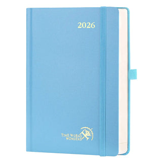 POPRUN 2026 Daily Planner Haze Blue