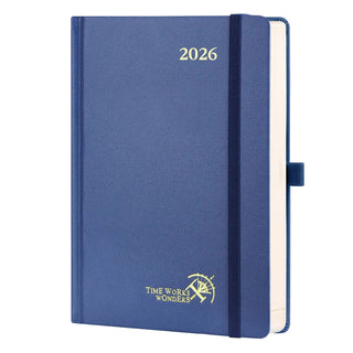 POPRUN 2026 Daily Planner Night Sky Blue