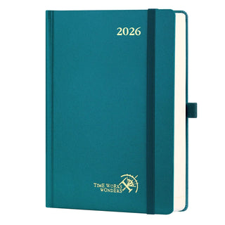 POPRUN 2026 Daily Planner Pacific Green