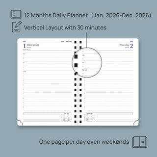 POPRUN 2026 Daily Planner