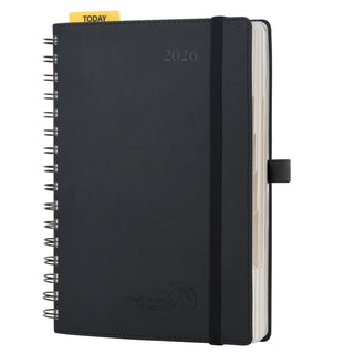 POPRUN 2026 Daily Planner Black