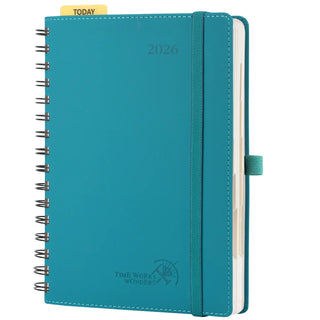 POPRUN 2026 Daily Planner Pacific Green