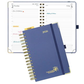 POPRUN 2025 Daily Planner Night Sky Blue