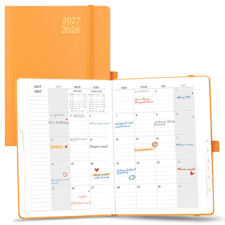 POPRUN 2027 Monthly Planner Orange