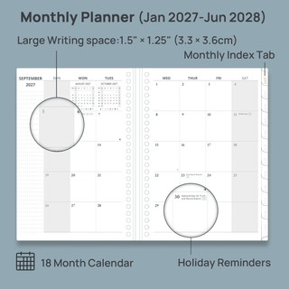 POPRUN 2027 Monthly Planner
