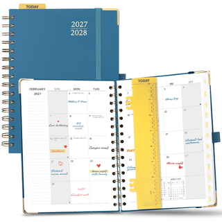 POPRUN 2027 Monthly Planner Night Sky Blue