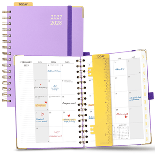 POPRUN 2027 Monthly Planner Violet